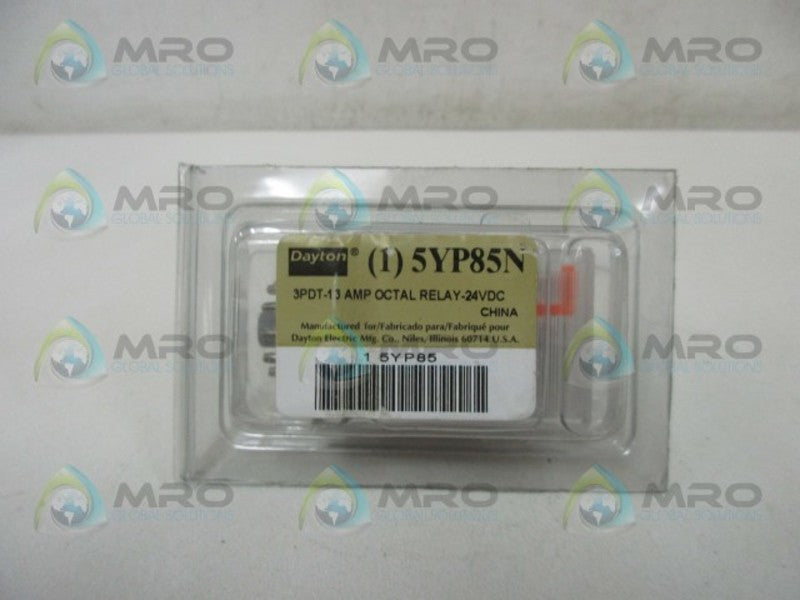 DAYTON 5YP85N OCTAL PUG IN RELAY * NEW IN ORIGINAL PACKAGE *