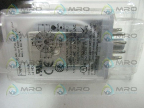 DAYTON 5YP85N OCTAL PUG IN RELAY * NEW IN ORIGINAL PACKAGE *