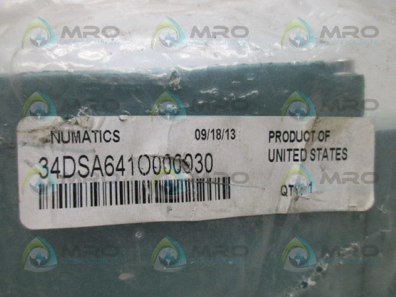 NUMATICS 34DSA641O000030 SOLENOID VALVE * NEW IN ORIGINAL PACKAGE *