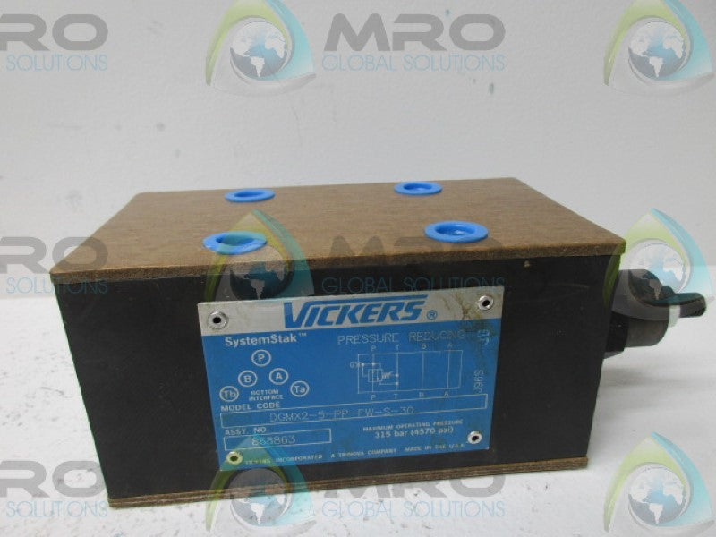 VICKERS DGMX2-5-PP-F-W-S-30 RECERSIBLE HYDRAULIC VALVE  NSMP