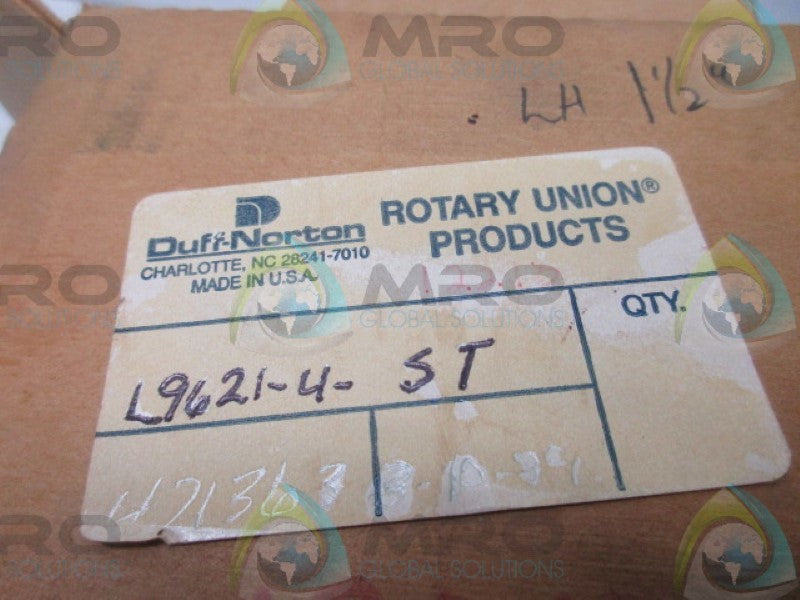 DUFF-NORTON L9621-4-ST ROTARY UNION  NSMP