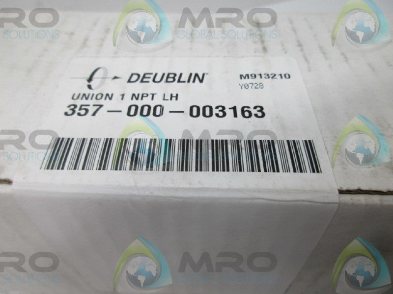 DEUBLIN 357-000-003163 UNION 1 NPT LH ROTOR * FACTORY SEALED *