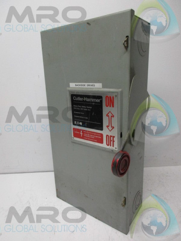 CUTLER HAMMER DH363FGK SAFETY SWITCH *USED*