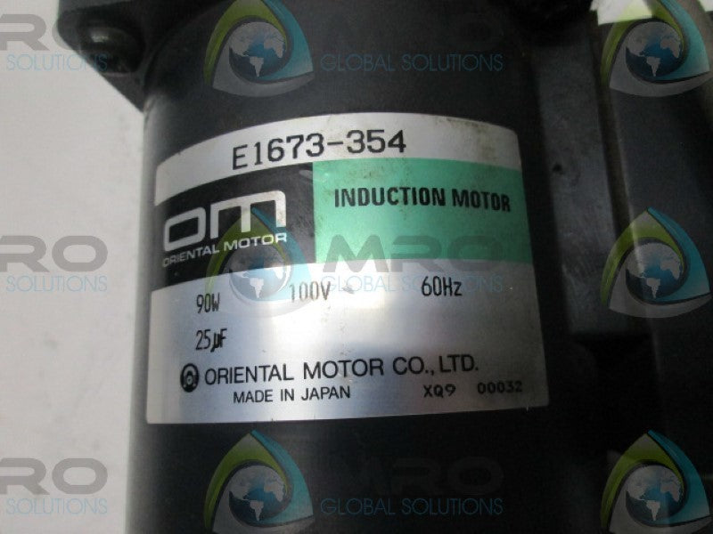 ORIENTAL MOTOR E1673-354 INDUCTION MOTOR  UNMP