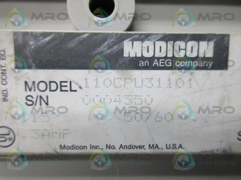 MODICON 110CPU31101 CPU MODULE AC POWER SUPPLY  NSNP