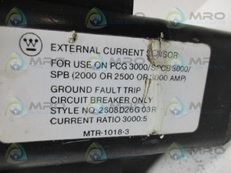 WESTINGHOUSE MTR-1018-3 UNMP