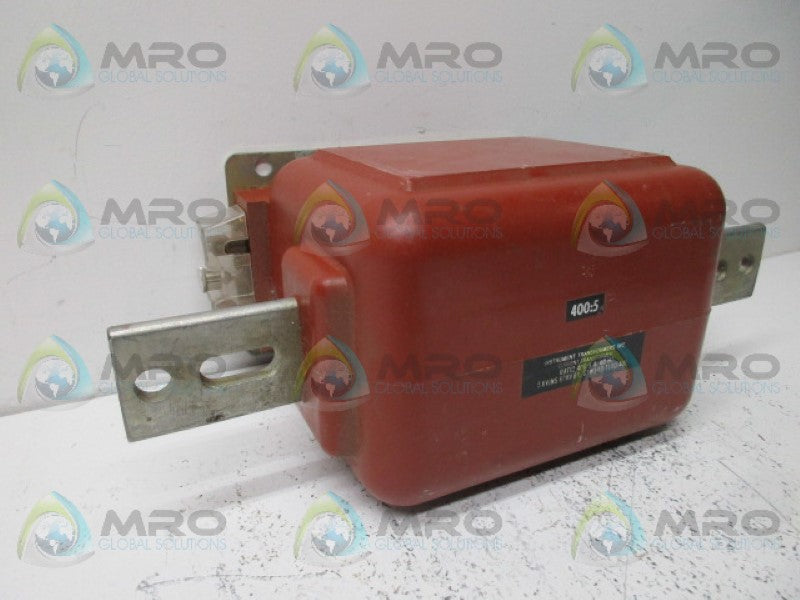 INSTRUMENT TRANSFORMERS CTW3-60-T100-401  RATIO 400:5 A * NEW NO BOX *