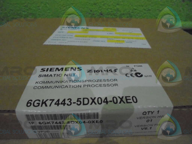 SIEMENS 6GK7443-5DX04-0XE0 COMMUNICATION PROCESSOR * FACTORY SEAL *