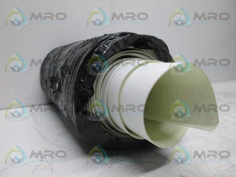L.M.ROBBINS E8/2UO/U2 WHITE FDA A4"W 20FT 6IN CONVEYOR BELT  NSNP