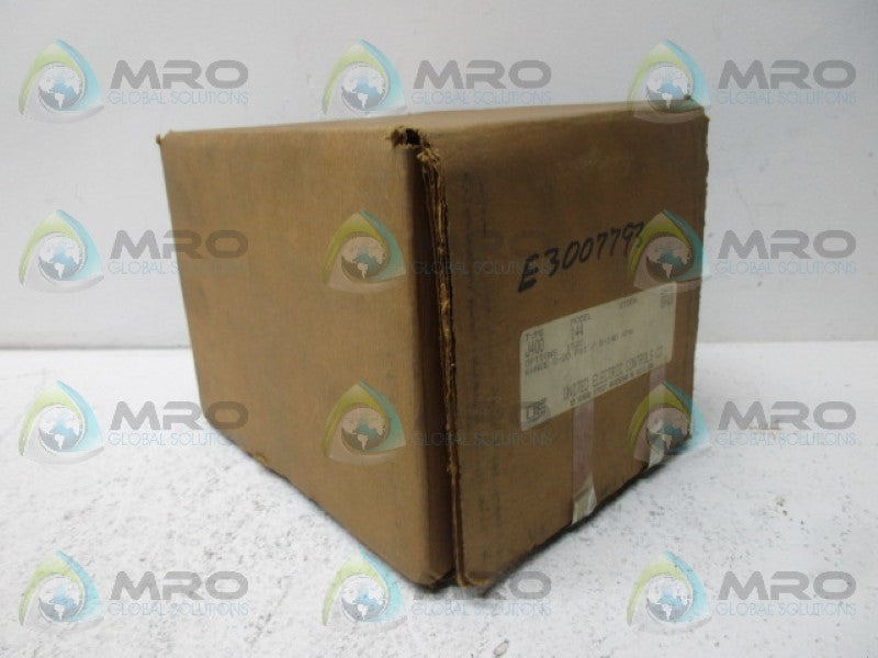 UNITED ELECTRIC J400-144 PRESSURE SWITCH * FACTORY SEALED *