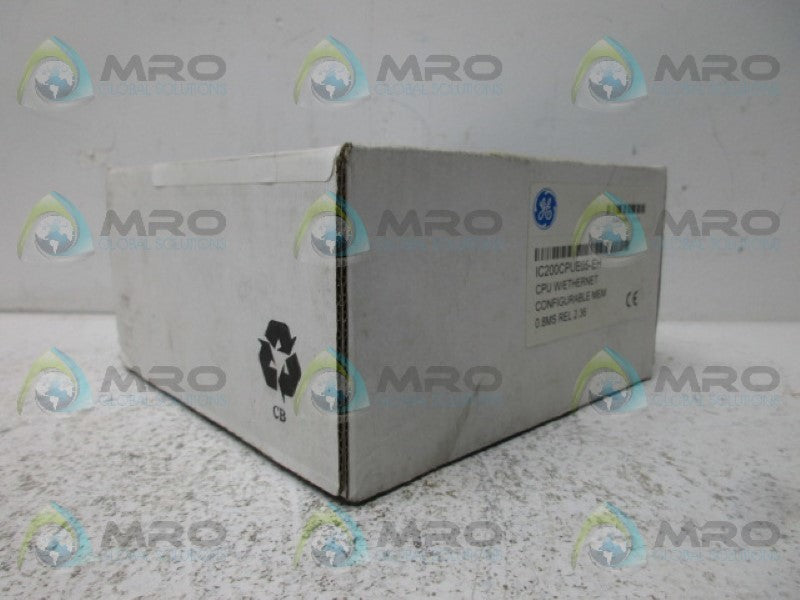 GENERAL ELECTRIC IC200CPUE05-EH CPU MODULE * FACTORY SEALED *