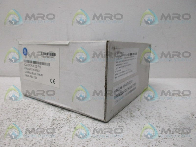 GENERAL ELECTRIC IC200CPUE05-EH CPU MODULE * FACTORY SEALED *