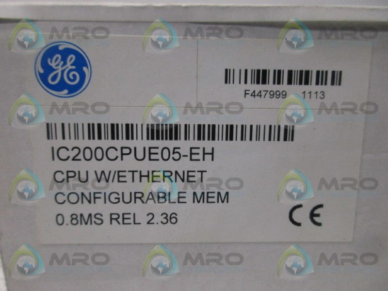 GENERAL ELECTRIC IC200CPUE05-EH CPU MODULE * FACTORY SEALED *