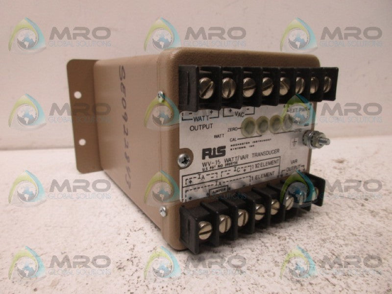 RIS WV-15-P1-E0-C5-X1-F60-W0-Z0-A2-G1 TRANSDUCER  NSNP