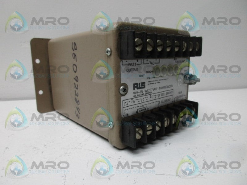 RIS WV-15-P1-E0-C5-X1-F60-W0-Z0-A2-G1 NSNP