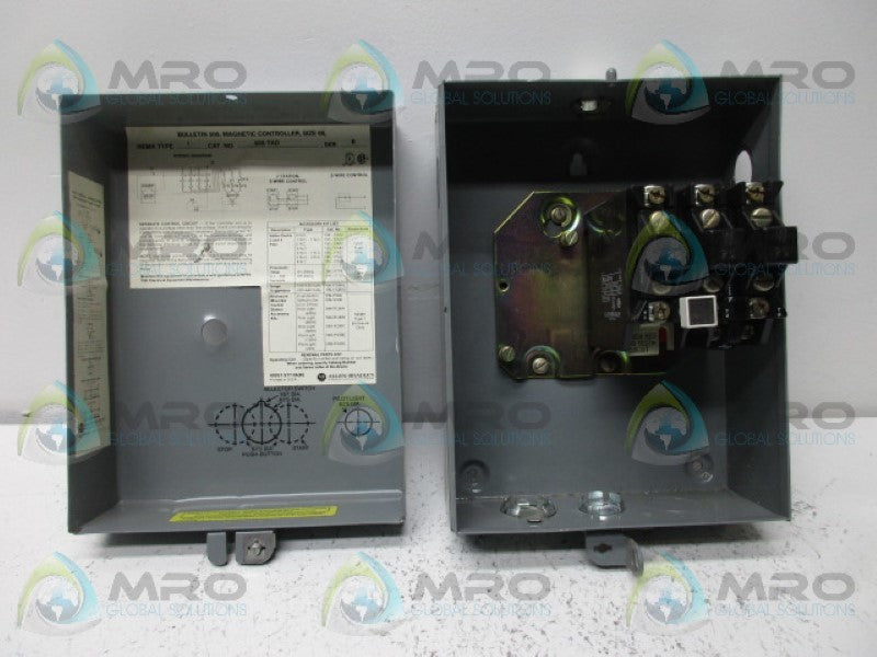 INDUSTRIAL SPARE PART 509-TAB SER B MAGNETIC CONTROLLER (AS PICTURED)  UNMP