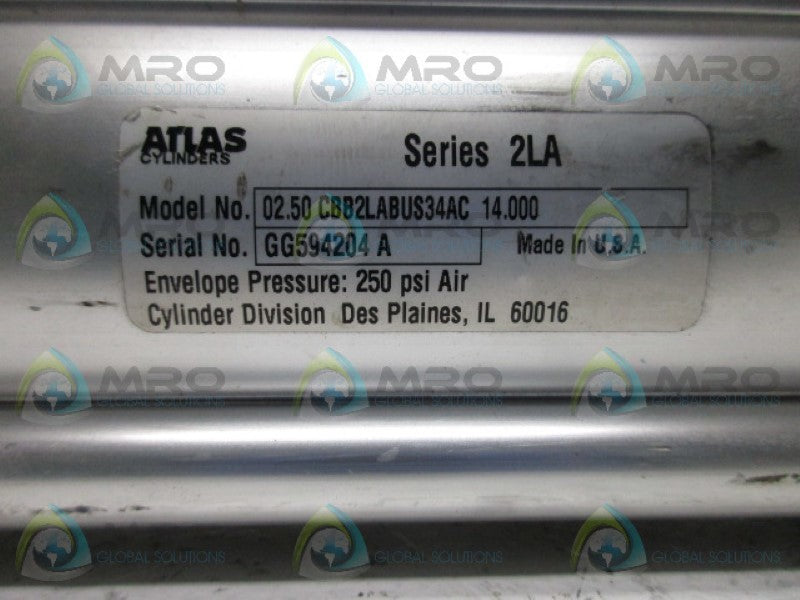 ATLAS 02.50CBB2LABUS34AC14.000 CYLINDER  UNMP
