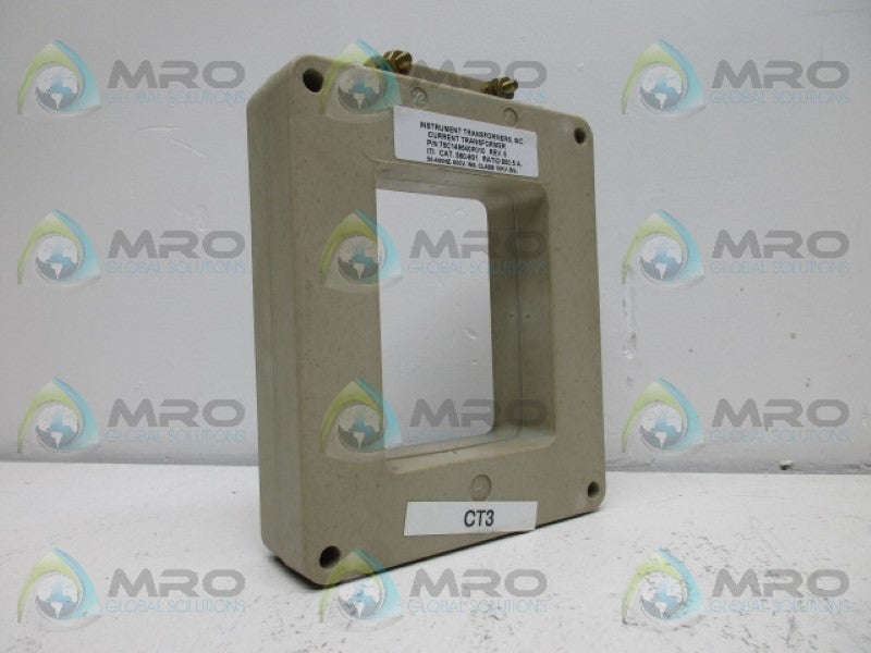 INSTRUMENT TRANSFORMER 560-801 CURRENT TRANSFORMER RATIO 800:5A *NEW NO BOX*