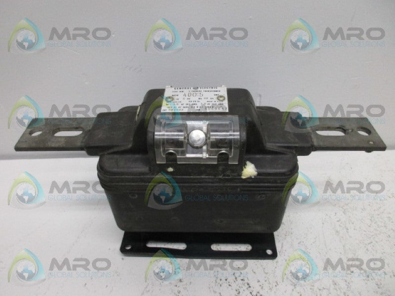GENERAL ELECTRIC 497X33 CURRENT TRANSFORMER RATIO 400:5  UNMP