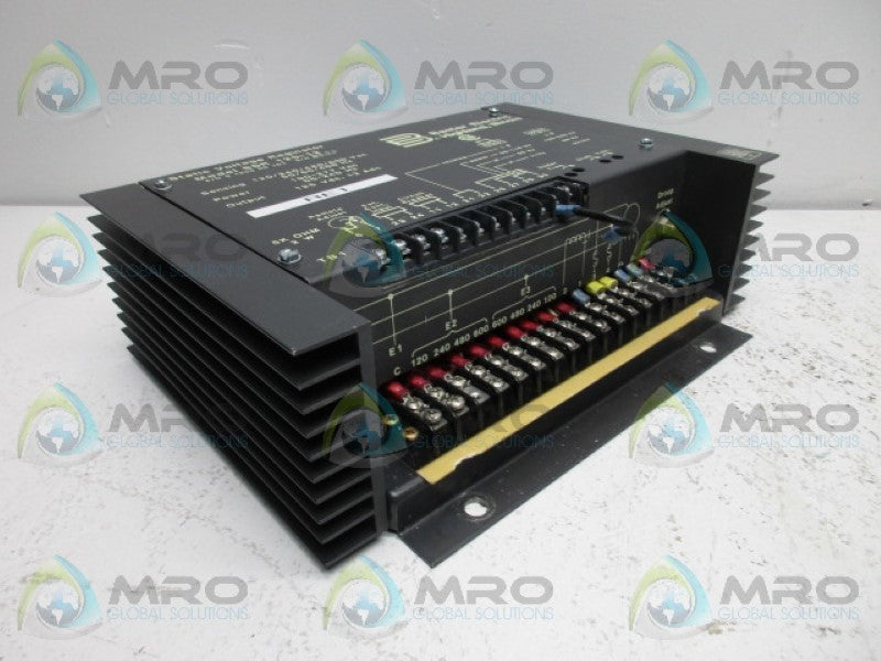 BASLER ELECTRIC SSR125-12 STATIC VOLTAGE REGULATOR  UNMP