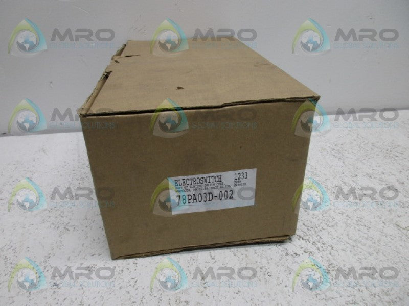 ELECTROSWITCH 78PA03D-002 ROTARY SWITCH  NSMP