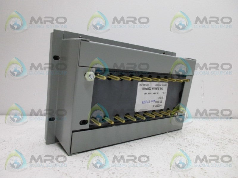 THE DURHAM CO. 1-1733FM-31 TEST SWITCH 10 POLE  NSMP