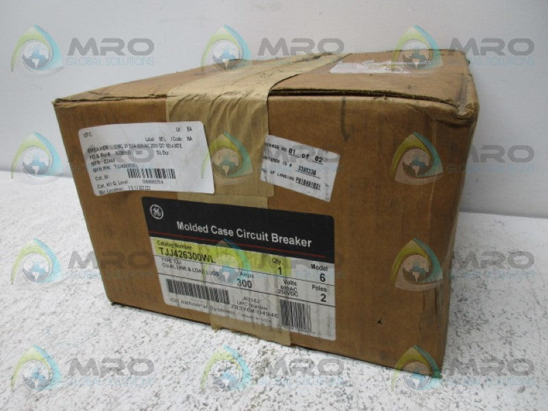 GENERAL ELECTRIC TJJ426300WL CIRCUIT BREAKER 300A  NSFS