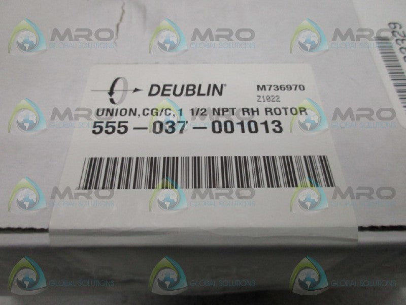DEUBLIN 555-037-001013 ROTOR UNION * FACTORY SEALED *