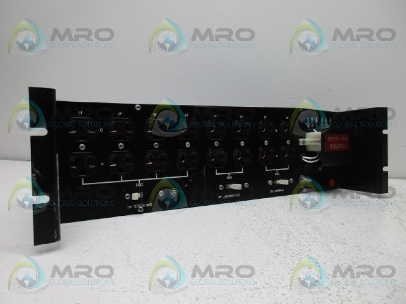 WESTINGHOUSE 1054540G01 AC DISTRIBUTION PANEL  UNMP