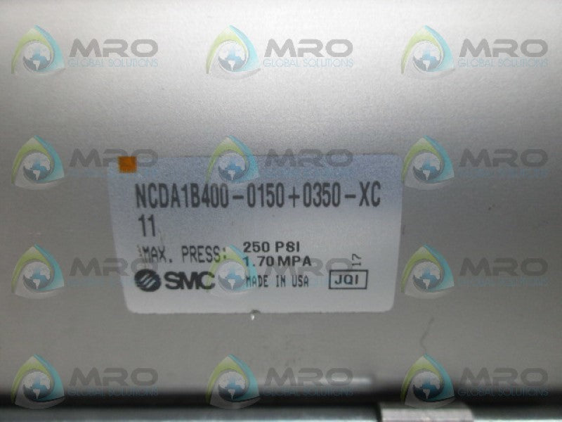 SMC NCDA1B400-0150+0350-XC11 CYLINDER  UNMP