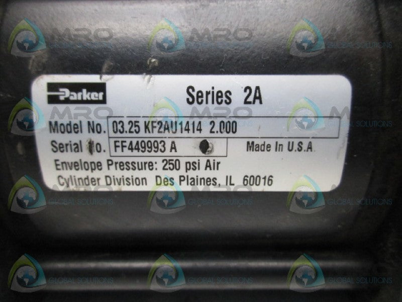 PARKER 03.25KF2AU14142.00 CYLINDER  UNMP