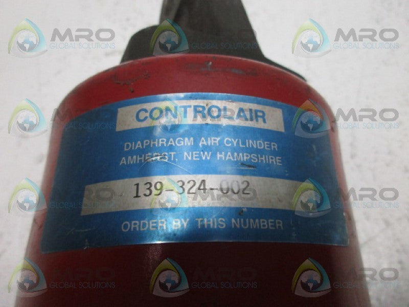 CONTROLAIR 139-324-002 DIAPHRAGM AIR CYLINDER  UNMP