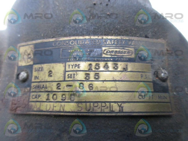 DRESSER 1543J VALVE 2"  UNMP