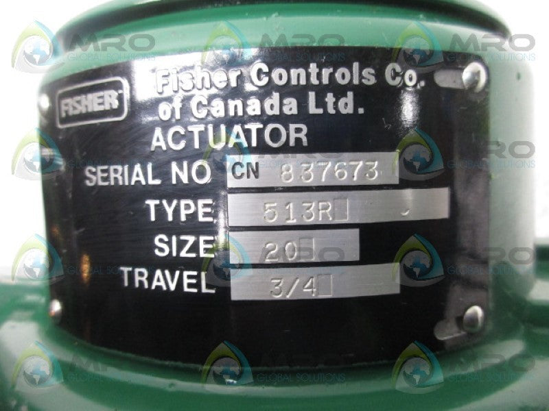FISHER 513R-GS VALVE 2" 250/100F  UNMP