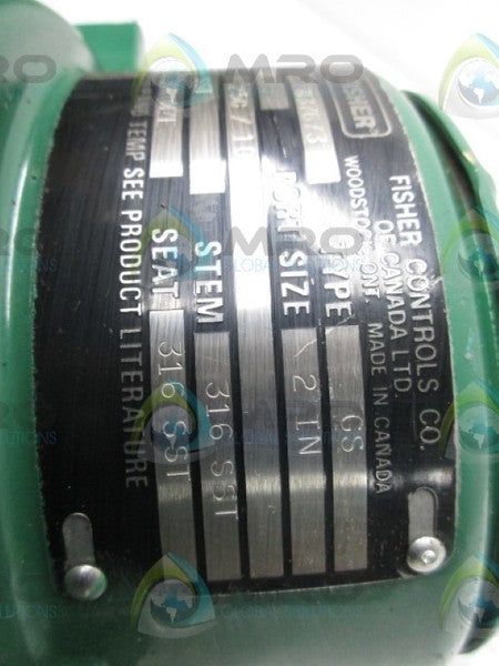 FISHER 513R-GS VALVE 2" 250/100F  UNMP
