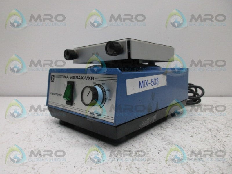 IKA VXRS1 TUBE SHAKER  UNMP