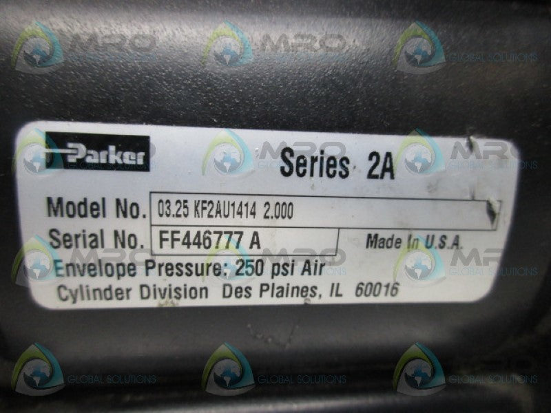 PARKER 03.25KF2AU14142.000 CYLINDER  UNMP