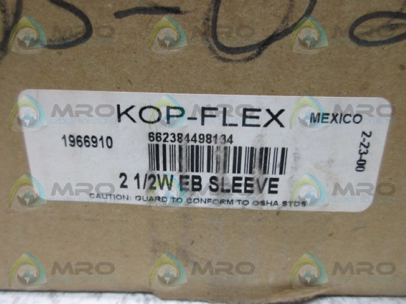 KOP-FLEX 1966910 SLEEVE 2-1/2"  NSFS