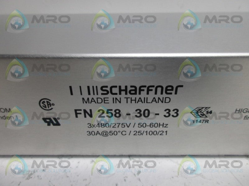 SCHAFFNER FN258-30-33 FILTER POWER LINE  NSMP