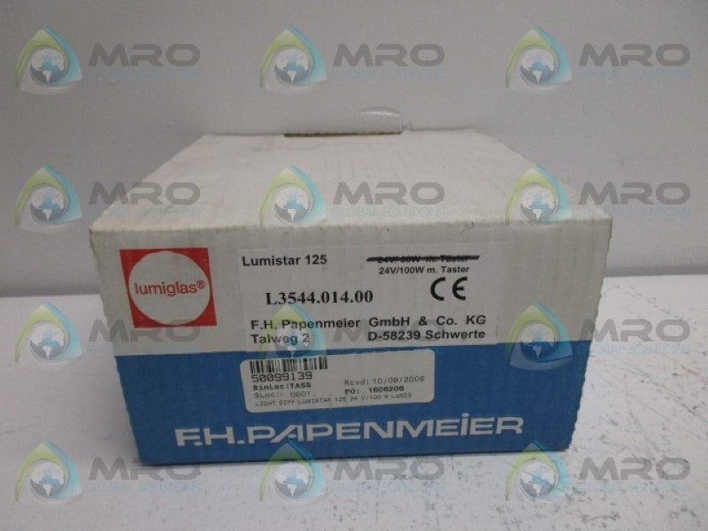 LUMIGLASS L3544.014.00 SIGHT GLASS  NSMP