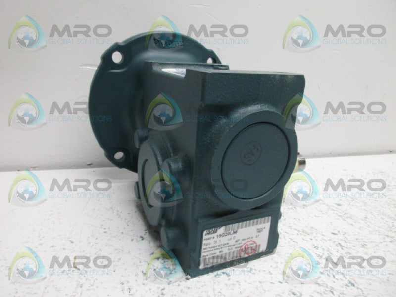DODGE 15Q20L56 GEAR REDUCER RATIO 20:1  NSMP