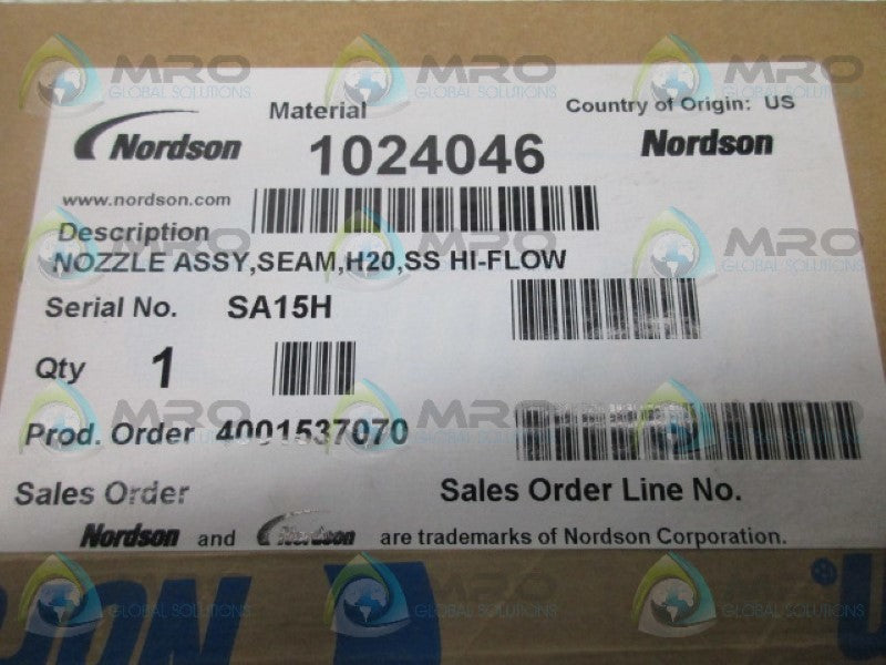 INDUSTRIAL SPARE PART 1024046 NSMP