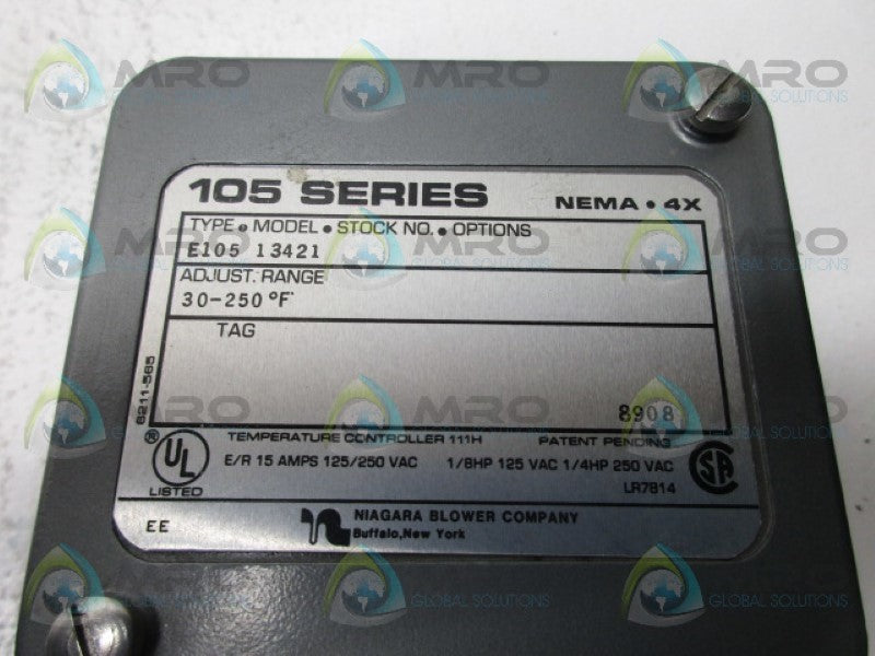 NIAGARA BLOWER E105-13421 UNMP