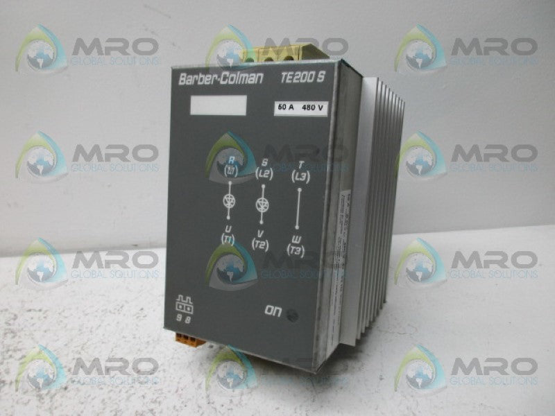 BARBER-COLMAN TE200S50A/480V/000/HAC/BKD/ENG/NOFUSE/99/AX144/00  UNMP