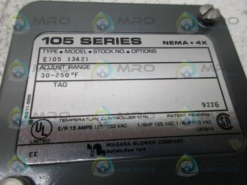 UNITED ELECTRIC E105-13421 NSMP