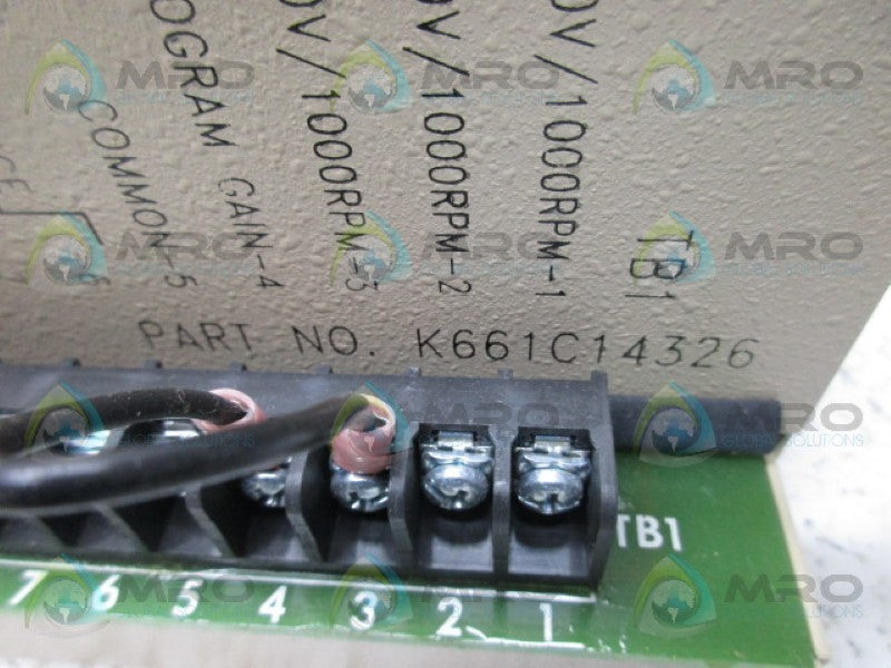 AVTRON K661C14326 BRUSHLESS TACHOMETER  NSNP