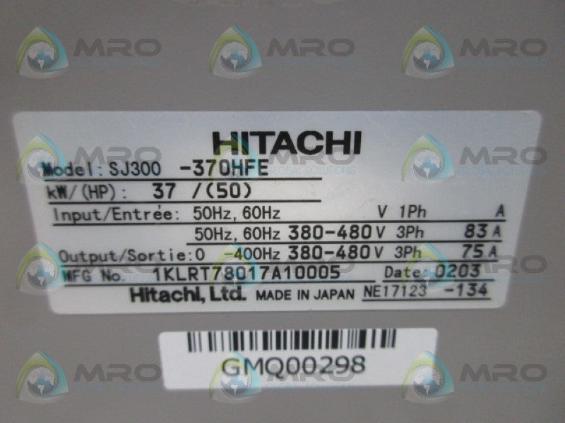 HITACHI SJ300-370HFE DRIVE  UNMP