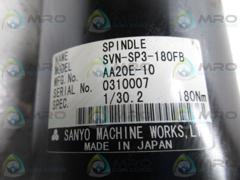 SANYO SVN-SP3-180FB SPINDLE MOTOR  NSNP
