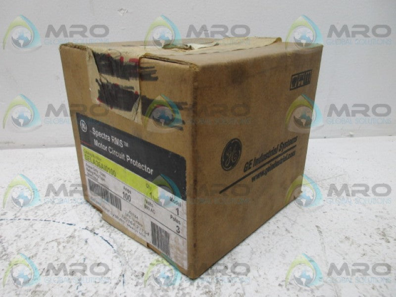 GENERAL ELECTRIC SELA36AI0100 CIRCUIT BREAKER * FACTORY SEALED *