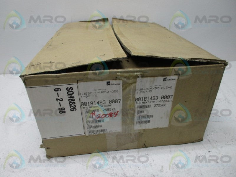 REXROTH DDS02.1-W050-DS01-02-FW SERVO CONTROLLER  NSMP